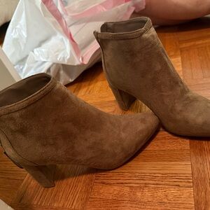 Brown Suede Ankle Boots